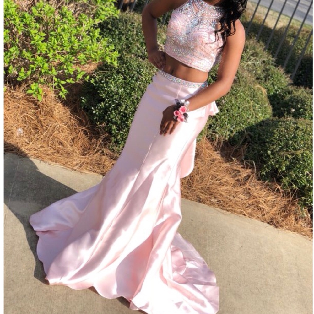 Beautiful Pink, Prom/Formal Pageant Backless Dress - Picture 3 of 5